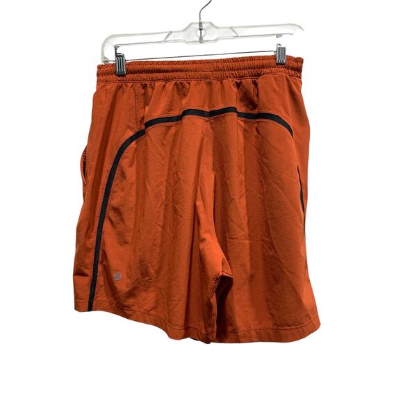 Lululemon Pace Breaker Linerless Short 7" SIZE MEDIUM Burnt Orange Summer active - Picture 2 of 5